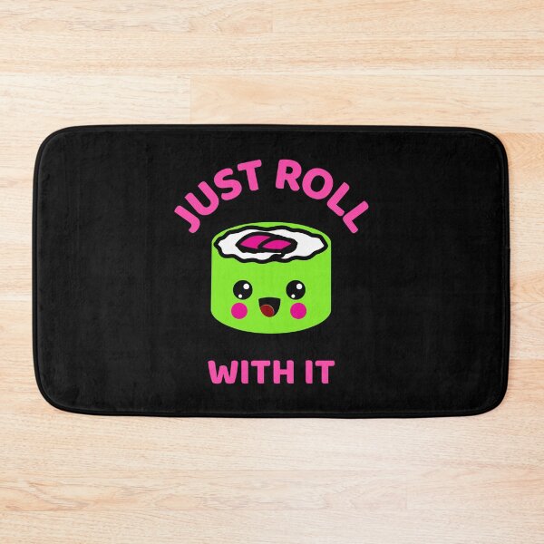 Item preview, Kawaii food sushi roll pun designed and sold by plzLOOK.