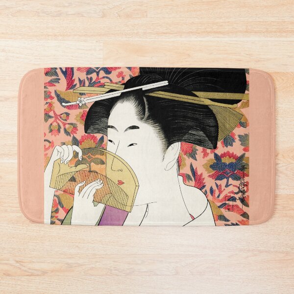 Item preview, Utamaro Kitagawa : Kushi Japanese woman with comb designed and sold by Madjack Tees Kiwi SuperStore.