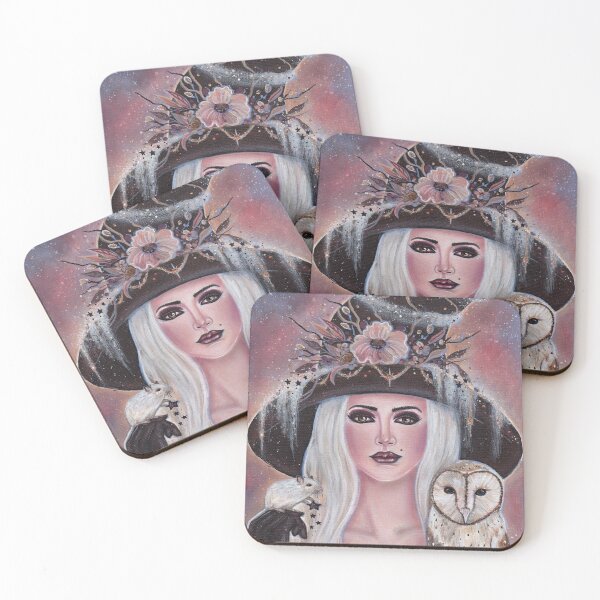 Item preview, Wilona Witch with owl and mouse by Renee Lavoie designed and sold by Renee Lavoie.
