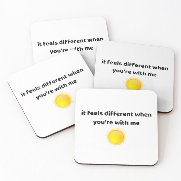 Item preview, It Feels Different When You're With Me designed and sold by Vizan.