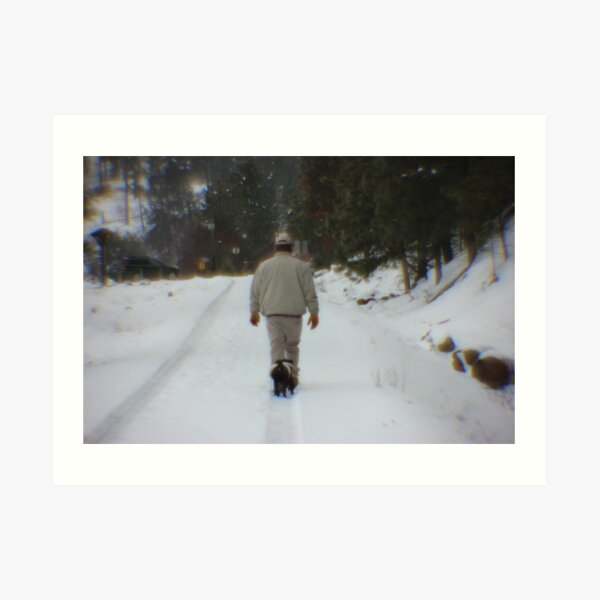 Path Series I - Following Pug I Art Print
