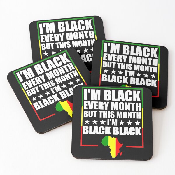Item preview, I'm Black Every Month But This Month I'm Black Black Great Black History Month designed and sold by naworas.