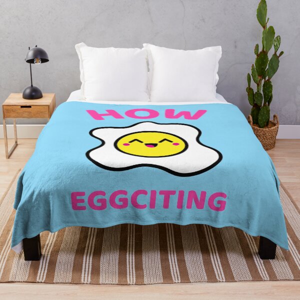 Item preview, Kawaii food eggciting pun designed and sold by plzLOOK.
