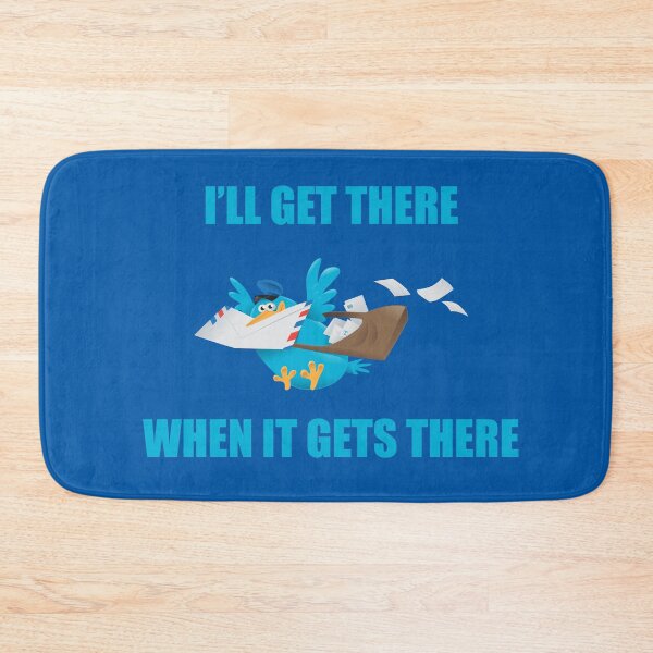 Item preview, Funny Postal Worker Bird Post Office I'll Get There Mail Carrier Mailman designed and sold by TopTeeShop.