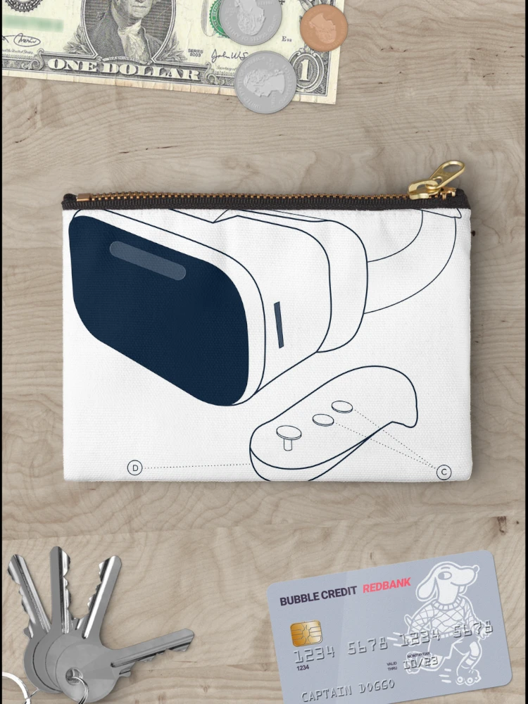 Thumbnail 3 of 4, Zipper Pouch, Virtual Reality designed and sold by Ruthria.