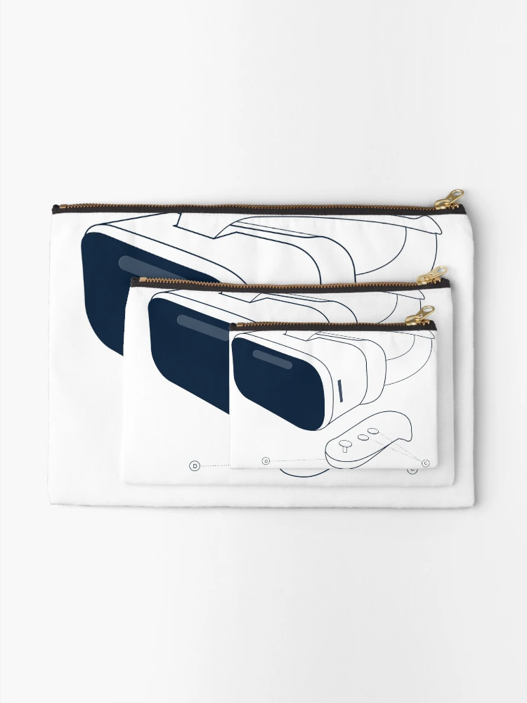 Thumbnail 2 of 4, Zipper Pouch, Virtual Reality designed and sold by Ruthria.