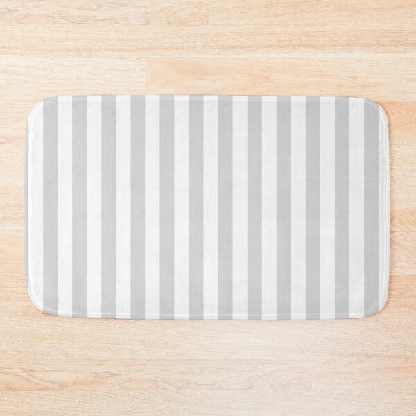 Item preview, Grey and White Wide Stripes designed and sold by ennbe.