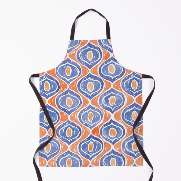 Item preview, Peacock Eyes Pattern | Blue & Orange designed and sold by RebeccaFlaherty.