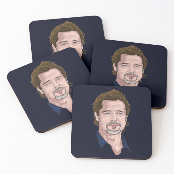 Item preview, Brad Pitt - Celebrities - Artwork Illustration designed and sold by Karim-Shaarawy.