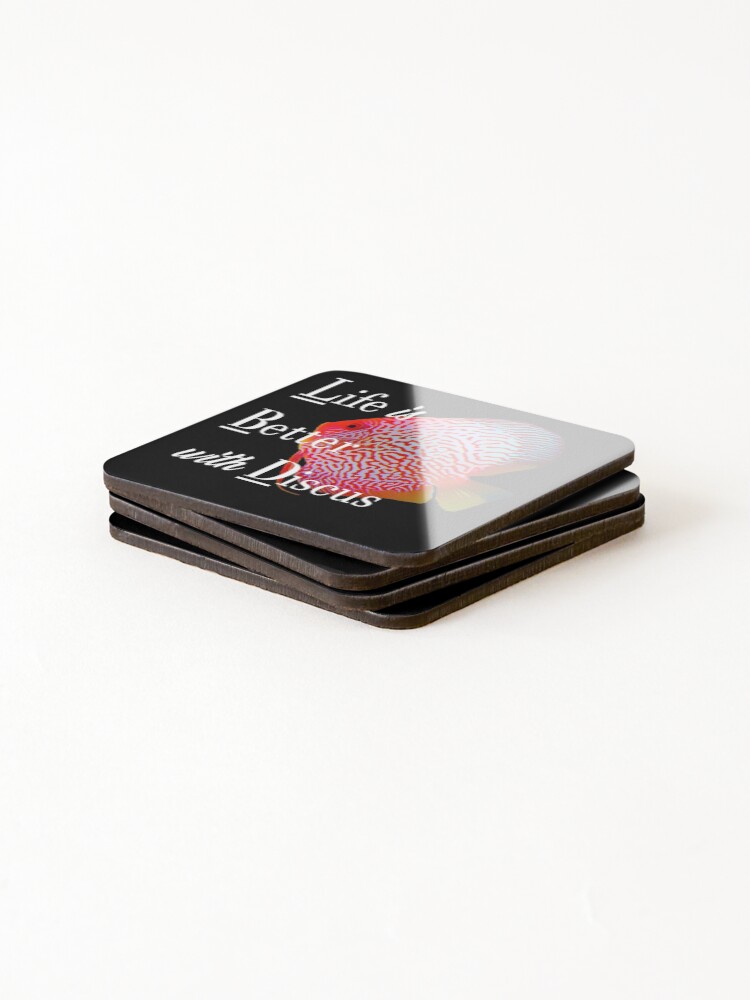 Thumbnail 4 of 5, Coasters (Set of 4), Discus Fish designed and sold by GFishy.