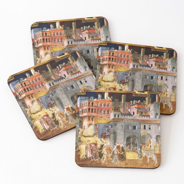 Item preview, EFFECTS OF GOOD GOVERNMENT IN  THE MEDIEVAL CITY SIENA by AMBROGIO LORENZETTI designed and sold by BulganLumini.