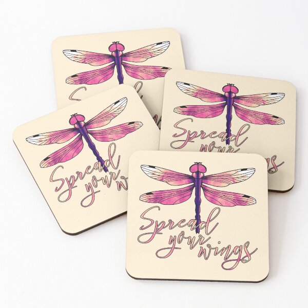 Item preview, Dragonfly - Spread your wings - Sunset Colors designed and sold by Olooriel.