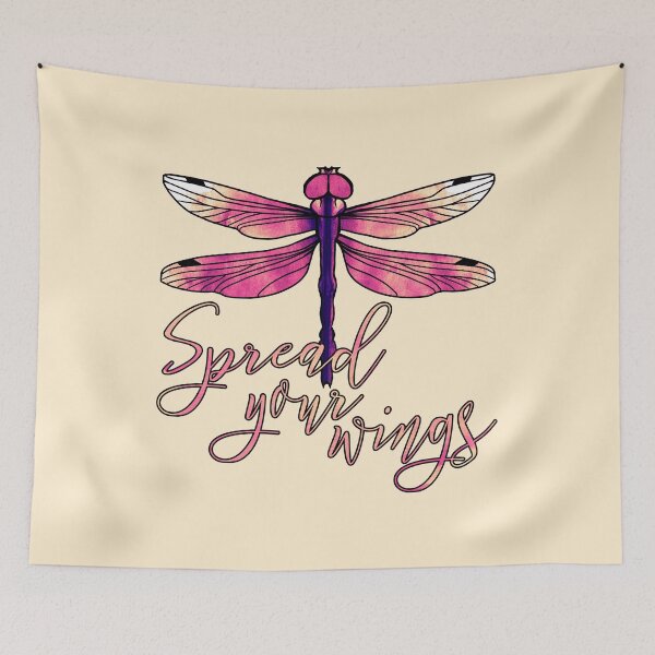 Item preview, Dragonfly - Spread your wings - Sunset Colors designed and sold by Olooriel.