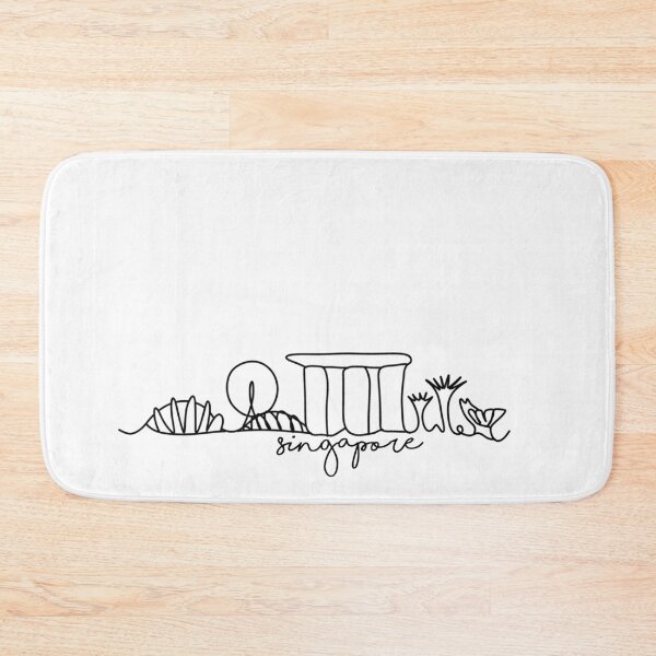 Item preview, Travel Singapore skyline art designed and sold by One Line Aesthetics ♡.