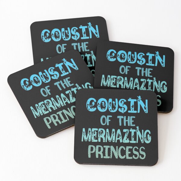 Item preview, Cousin Of The Mermazing Princess Girl Party B-day design designed and sold by Grabitees.