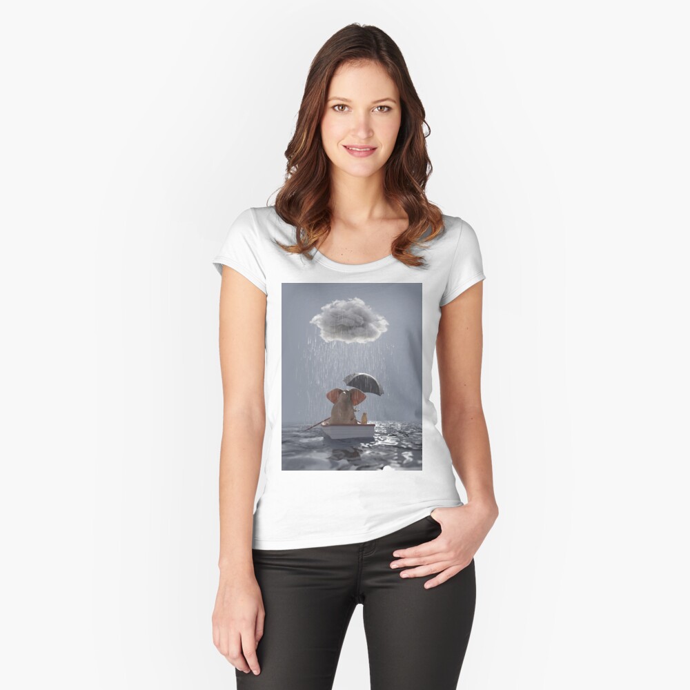 Item preview, Fitted Scoop T-Shirt designed and sold by mikekiev.