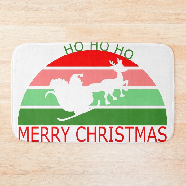 Item preview, santa silhoutte with rainbow sunset designed and sold by GetThatStuff.