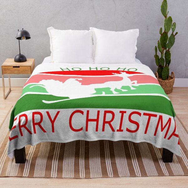 Item preview, santa silhoutte with rainbow sunset designed and sold by GetThatStuff.