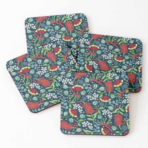 Item preview, Christmas beetles and Australian flora designed and sold by VickiLarner.