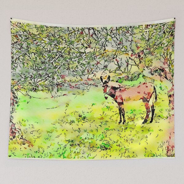 Item preview, Donkey in the olive grove designed and sold by Giuseppe Cocco.