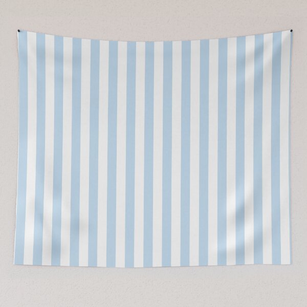 Item preview, Blue and White Wide Stripes designed and sold by ennbe.
