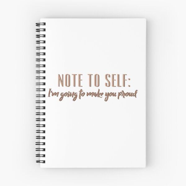 Item preview, Note To Self Motivational Quote designed and sold by crizzysketch.