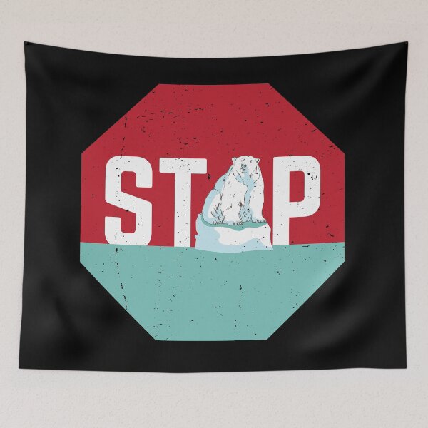 Item preview, Stop climate change designed and sold by Schmuddelshirt.