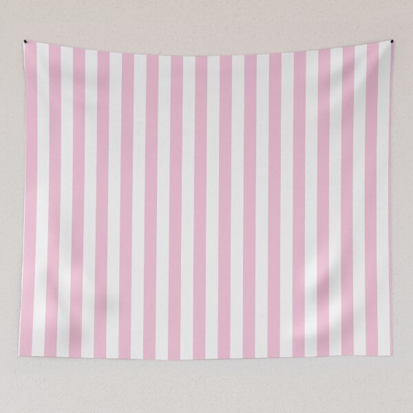 Item preview, Pink and White Wide Stripes designed and sold by ennbe.