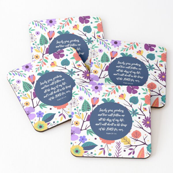 Item preview, The house of the LORD for ever, Psalm 23: 5-6, Bible Verse designed and sold by StudioCitrine.