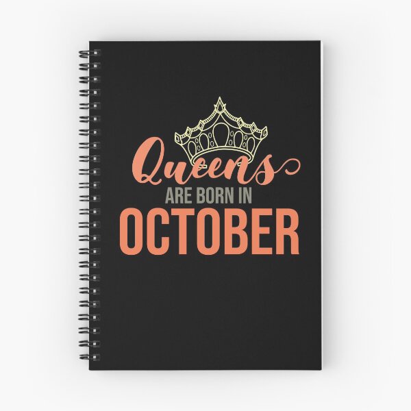 Item preview, Queens Are Born In October Birthday Graphic  designed and sold by PlusAdore.