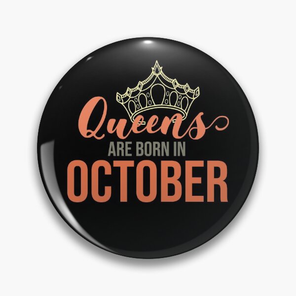 Item preview, Queens Are Born In October Birthday Graphic  designed and sold by PlusAdore.