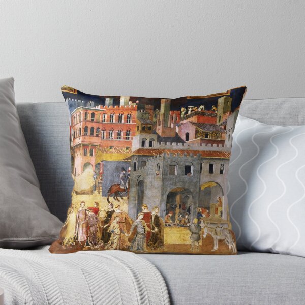 Item preview, EFFECTS OF GOOD GOVERNMENT IN  THE MEDIEVAL CITY SIENA by AMBROGIO LORENZETTI designed and sold by BulganLumini.