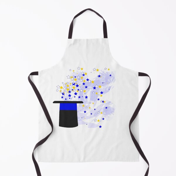 Item preview, Magic / magician hat with blue , white , yellow stars and light blue magical fog  designed and sold by SGS-.