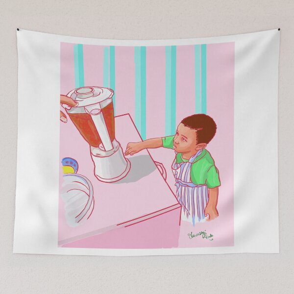 Item preview, Mother's little helper - blending tomatoes in the kitchen designed and sold by tqueen.