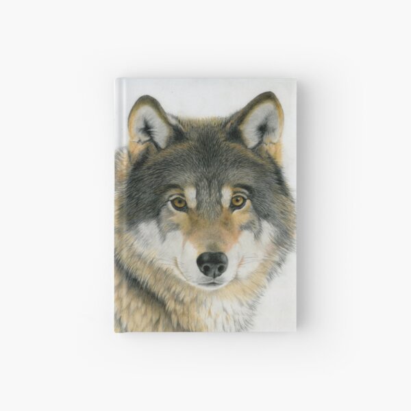 Grey Wolf Hardcover Journal