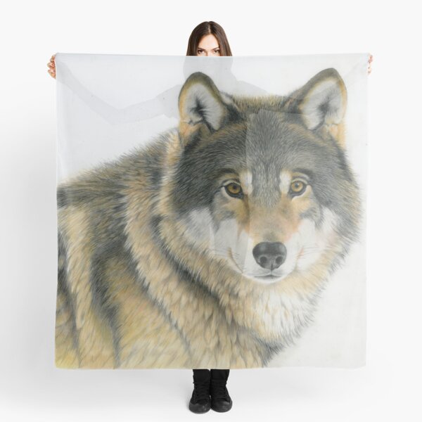 Grey Wolf Scarf