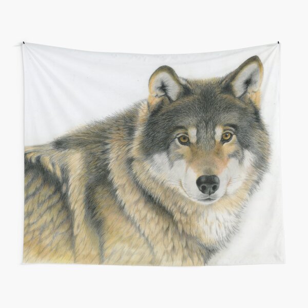 Grey Wolf Tapestry