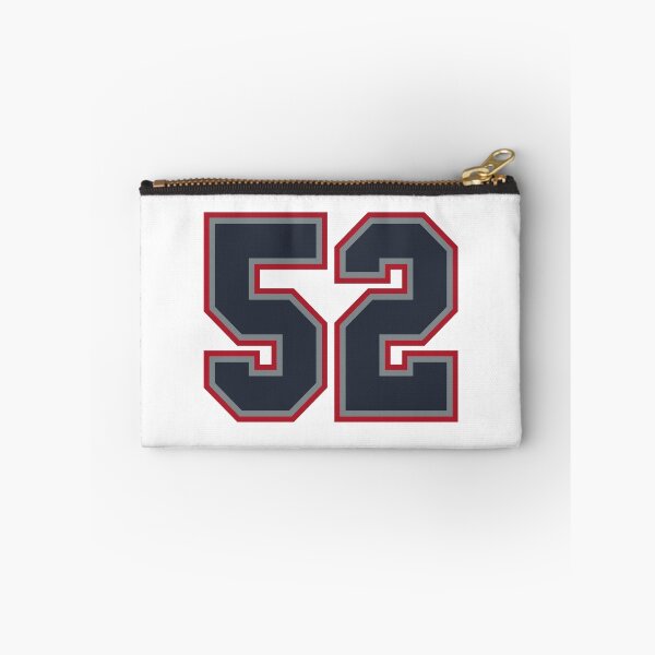 Item preview, 52 Navy Grey Red Sports Number Fifty-Two designed and sold by HelloFromAja.