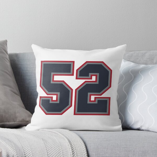 Item preview, 52 Navy Grey Red Sports Number Fifty-Two designed and sold by HelloFromAja.