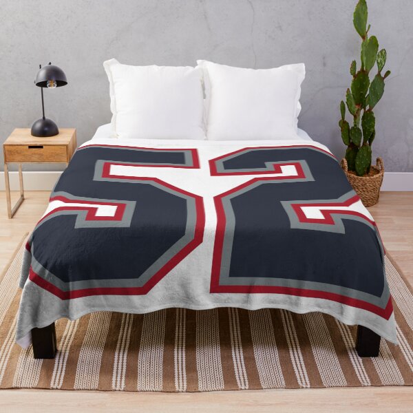 Item preview, 52 Navy Grey Red Sports Number Fifty-Two designed and sold by HelloFromAja.