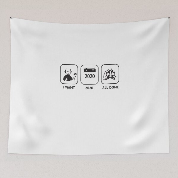 Item preview, I Want 2020 All Done Funny Quarantined Wear Mask Vintage T-Shirt designed and sold by alikassi.