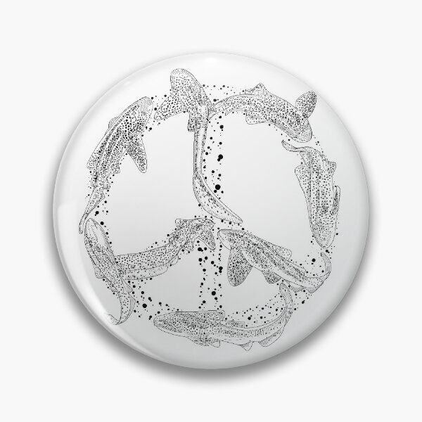 Item preview, Leopard Shark Peace designed and sold by Narked-Shark.