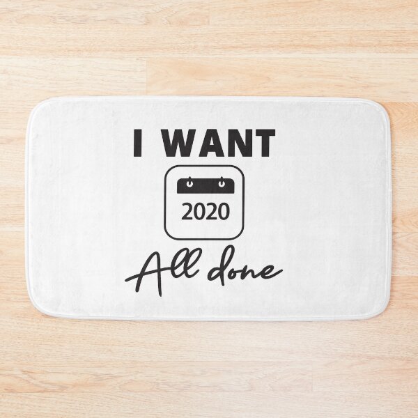 Item preview, I Want 2020 All Done Funny Quarantined Wear Mask Vintage T-Shirt designed and sold by alikassi.