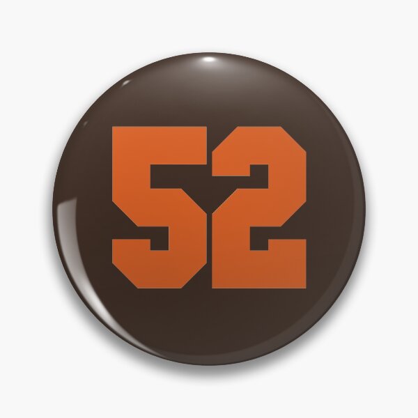 Item preview, 52 Number Cleveland Sports Fifty-Two Brown Jersey designed and sold by HelloFromAja.