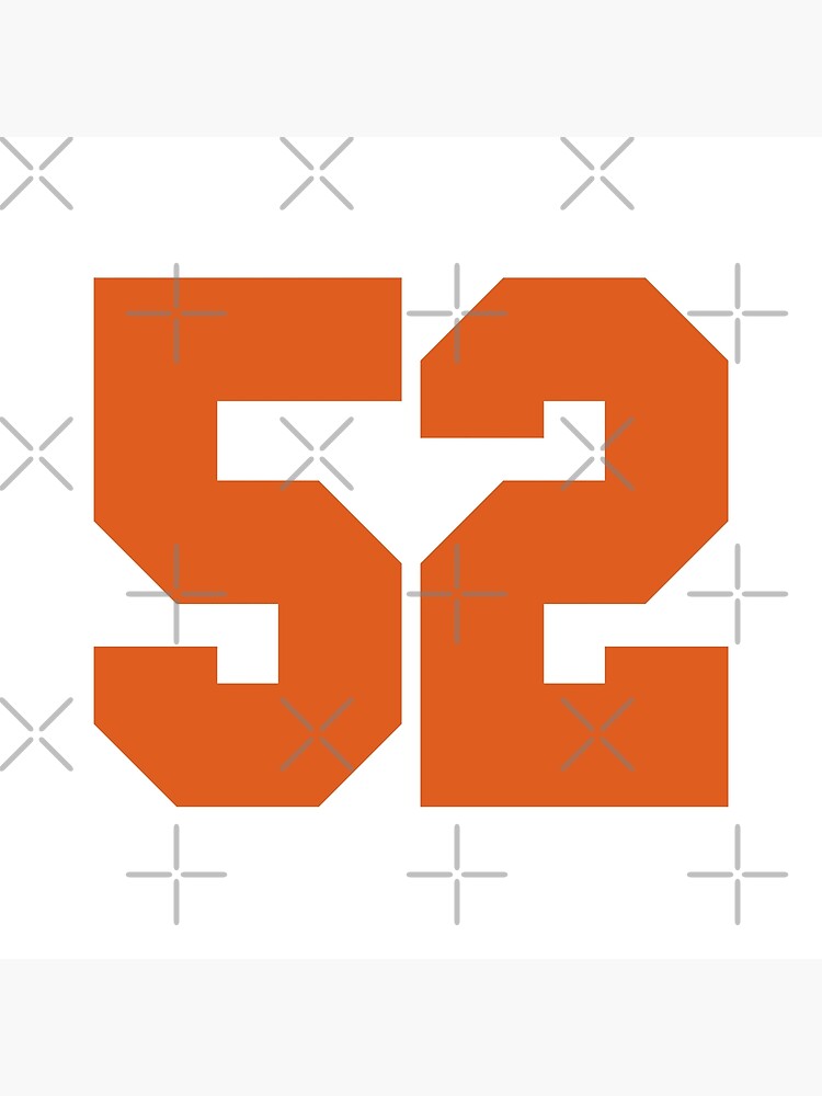 99 Number Cleveland Sports Ninety-Nine Brown Jersey Sticker for Sale by  HelloFromAja