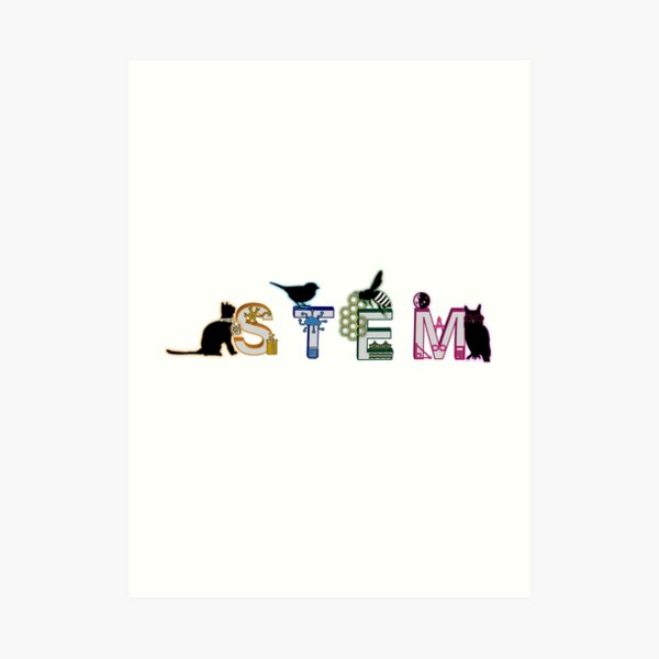 STEM animals Art Print
