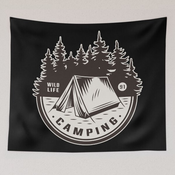 Item preview, Wildlife Camping designed and sold by Vector Scout Lab.
