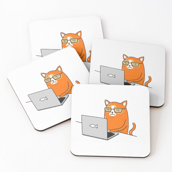 Item preview, Workaholic Cat designed and sold by ChooseLoveCo.