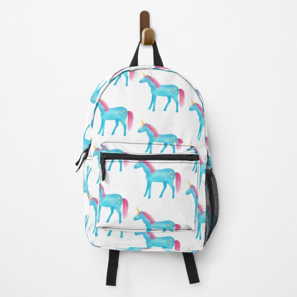 Item preview, Blue fabulous cute unicorn. Vivid digital illustration. designed and sold by Yovin11.