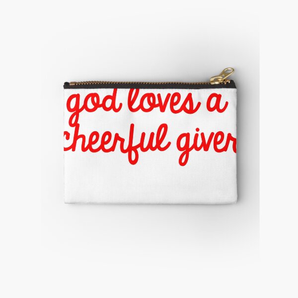 Item preview, God Loves A Cheerful Giver designed and sold by TheDevilStore.